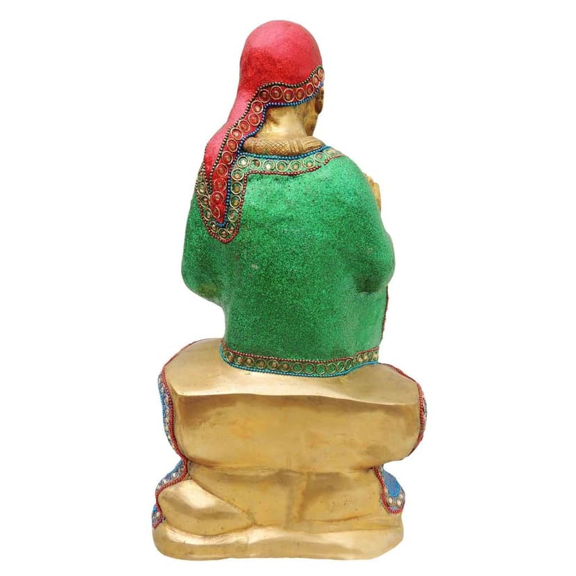 Brass Showpiece Sai Baba Statue (BSMAS520) view 3