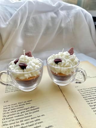 Coffee Lover's Candle- Handmade Soy Wax with Addictive Coffee Aroma