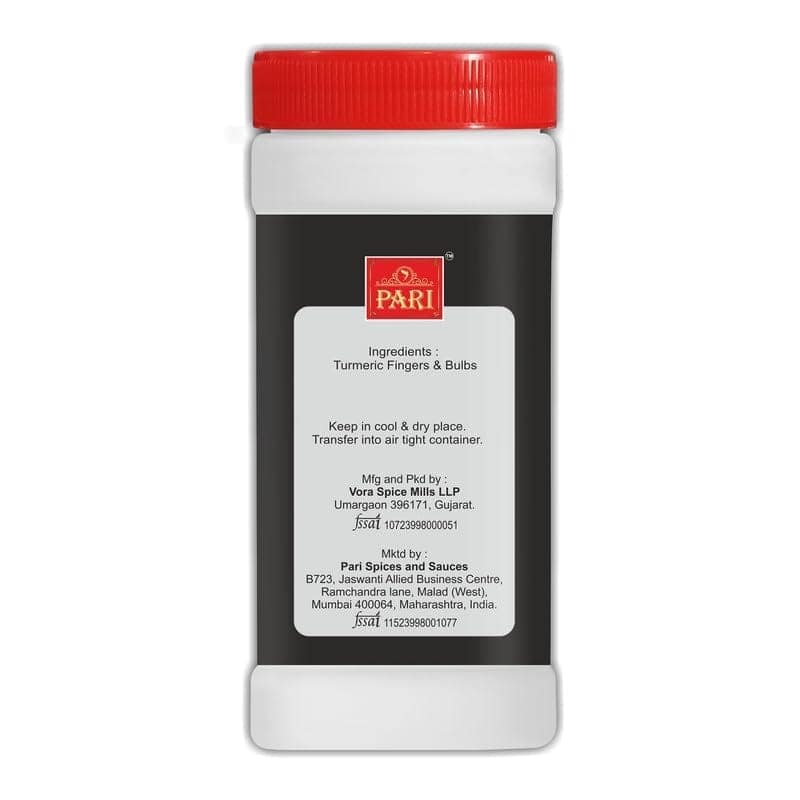 Pari Turmeric Powder, Highly Aromatic Turmeric, No Artificial Colour & Flavour, Minimum 2%-2.5% Curcumin, Packed Hyginically, Strong Aroma, Country Of Origin - India | 100% pure & natural | Easy to Cook | (Pack of 1 x 250g) view 3