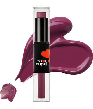 Color Cupid Lip Duo Balm + Liquid Lipstick, Plum Bite, Long Stay, Matte Finish, 6.6 G