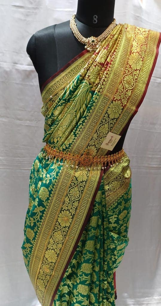 Bridal Banarasi Silk Saree view 2