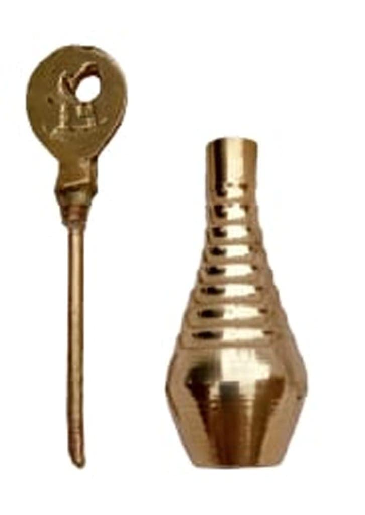 Mii Art brass surmedani with surma use in eye's muckap(size-8cm) pack of 1 pcs. view 3