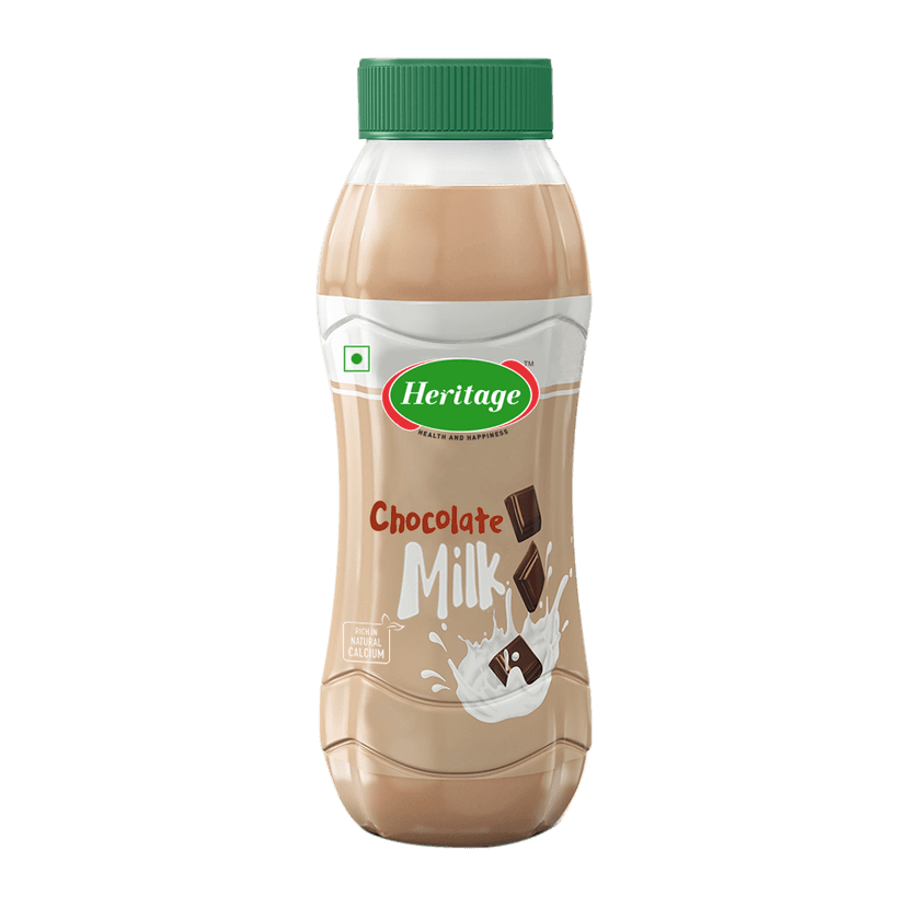 HERITAGE CHOCOLATE FLAVOURED MILK PP 200ML