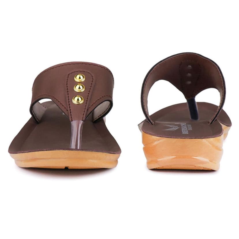 Bersache Extra Soft Classic Casual with Back Strap Regular wear with Ultra Soft & Flexibility Technology Slipper for Women's view 6