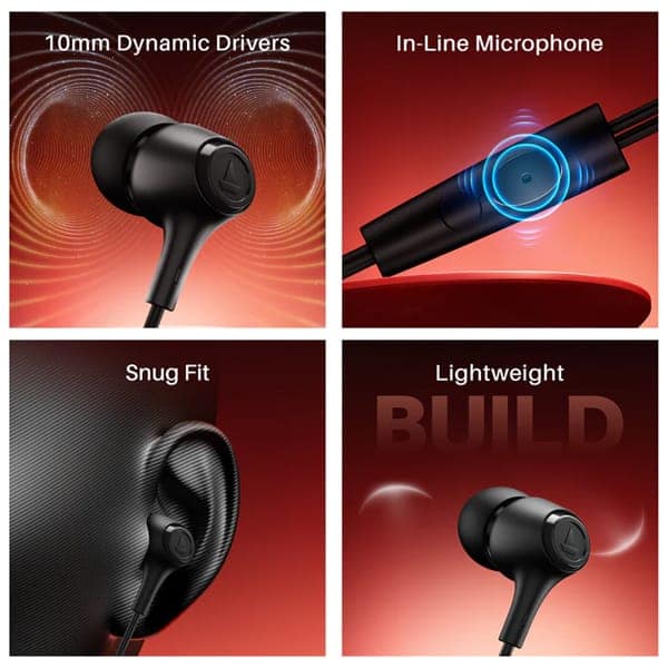 boAt Bassheads 95 Wired Earphones view 5