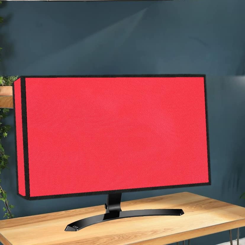 PalaP Super Premium Dust Proof Monitor Cover for LG 21.5 inches Monitor (RED) view 5