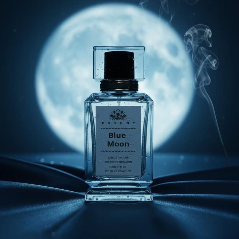 Essent Perfumes Blue Moon Eau de Parfum (EDP) – Fresh Floral Aquatic Long Lasting Perfume – Unisex Fragrance