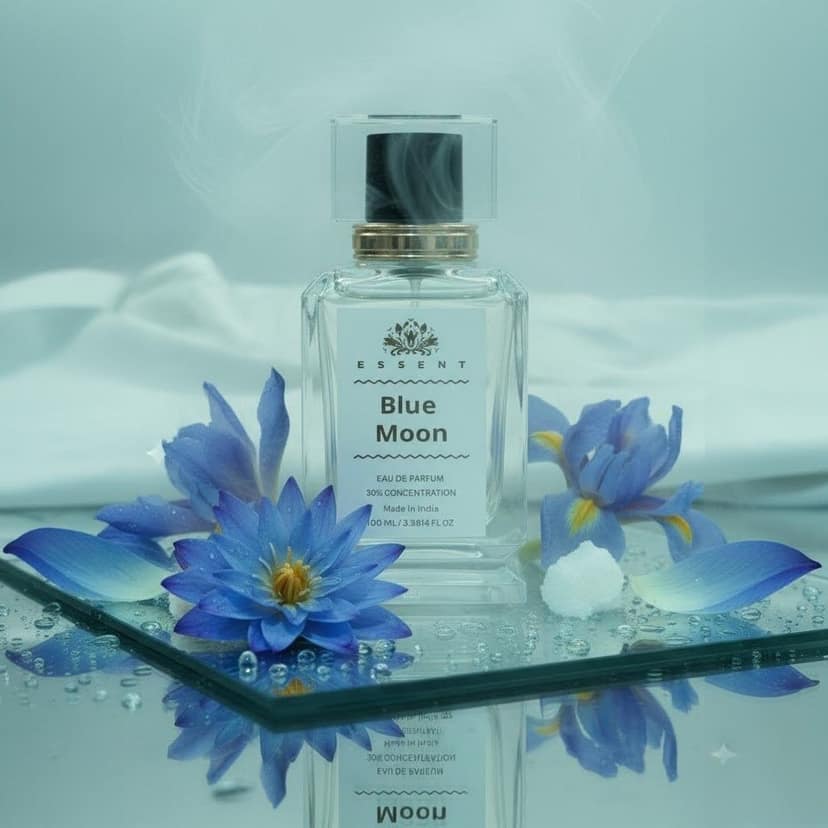 Essent Perfumes Blue Moon Eau de Parfum (EDP) – Fresh Floral Aquatic Long Lasting Perfume – Unisex Fragrance view 4