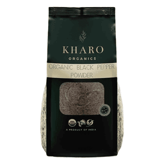Kharo Organics Kali Mirch Powder 100 Gms Pack Of 4