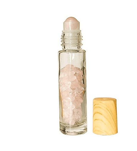 Getmecraft Natural Rose Quartz Roller WITH FREE ROSE QUARTZ ROLLER BOTTLE For Face, Facial Roller Massager - Anti Aging Rose Quartz Roller for Face and Dark Circles Under Eye view 4