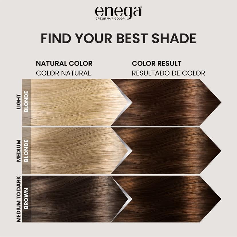 Enega Dark Brown Hair Color Cream with Developer Pouch view 6