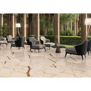 Orientbell Floor Tiles PGVT Giallo Siena 2 PCS