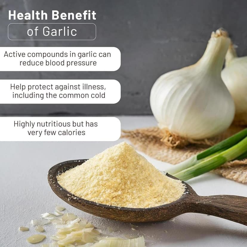 Mountain Bawarchi Garlic Powder | 100% Pure Lehsun Powder | Ready To Use | Farm Fresh | Zero added Colours, Fillers, Additives & Preservatives (100 Gm) view 3