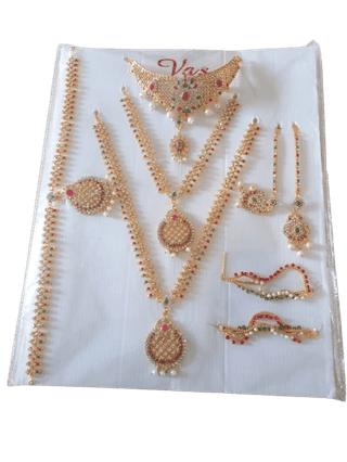 South Indian Traditional Temple Jewellery Set