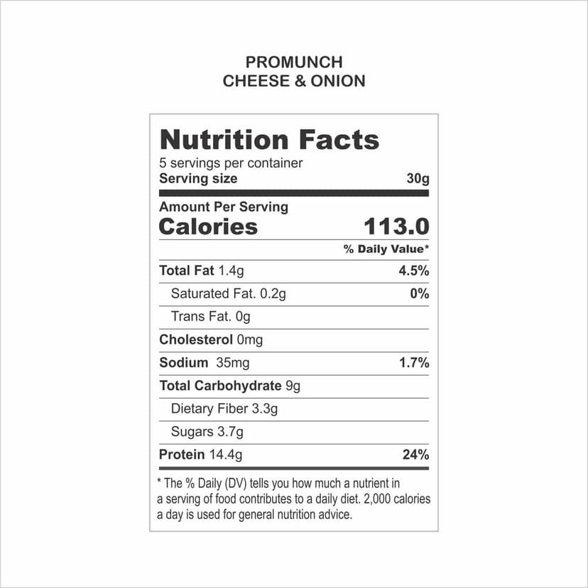 Cheese & Onion Protein Snacks view 4