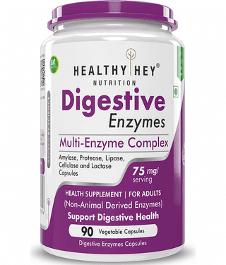 HEALTHYHEY NUTRITION Digestive Enzyme 90 Capsules 75 mg Capsule