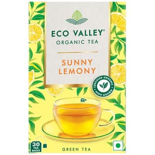 Eco Valley Sunny Lemony Organic Tea, 30 Bags - Eco Valley Sunny Lemony Organic Tea, 30 Bags