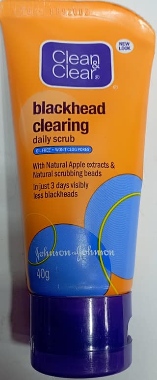 Clean & Clear blackhead clearing daily scrub 40g