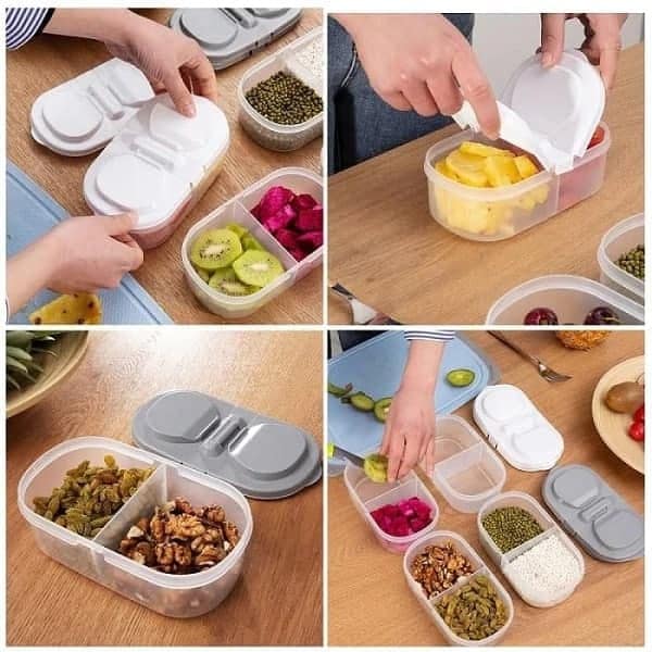 Wholesale Item - 2 WAY FOOD STORAGE CONTAINER BOX - MOQ 31 Pieces view 2