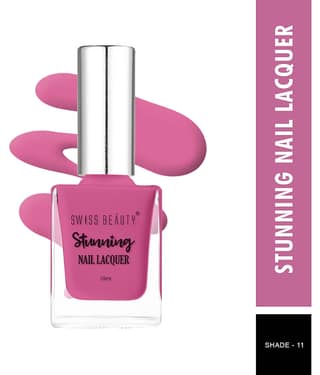 Swiss Beauty Stunning Nail Polish White Crme Pack of 3 10 mL