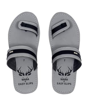 Men's Grey Casual Daily Slipper