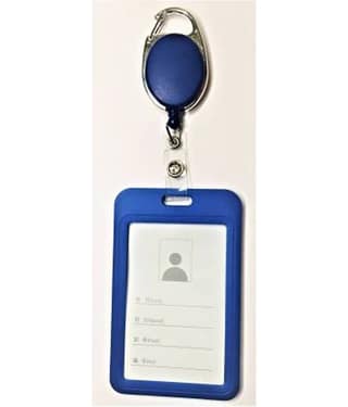 Dey 's stationery store Plastic ID Badge Holder (Pack of 1)