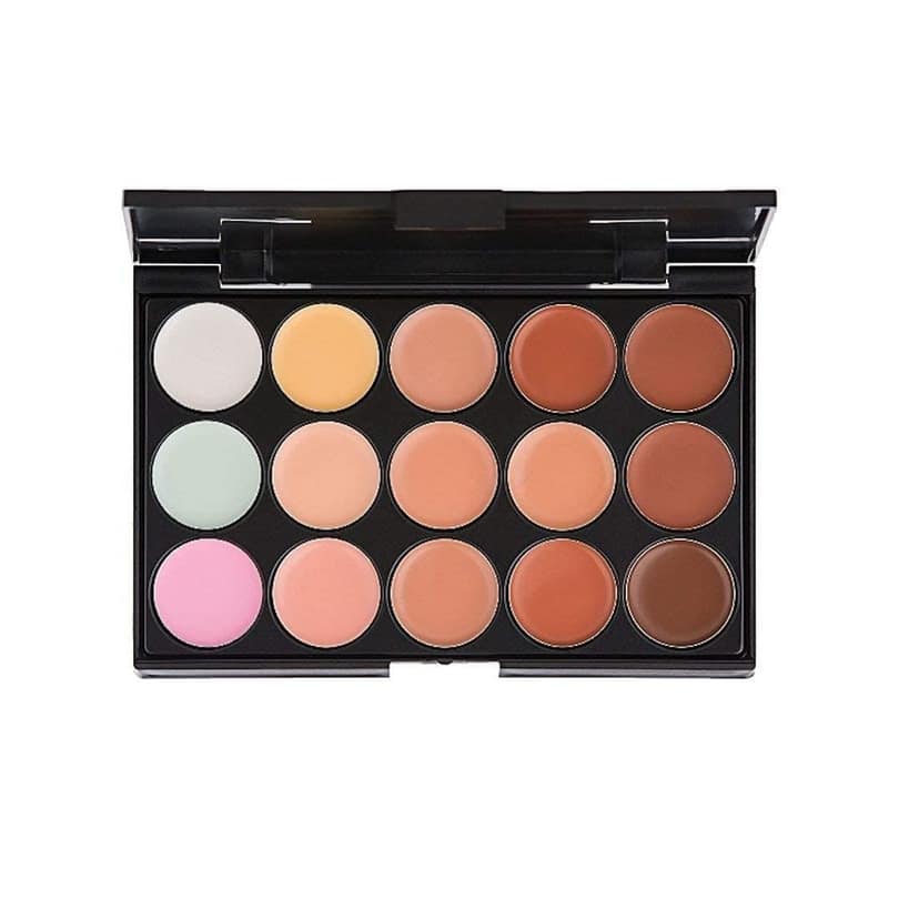 15 Color Concealer Palette - Professional Makeup Concealer Kit with Color Corrector, Foundation, and Concealer for Face, Dark Circles, Blemishes, and Acne view 2