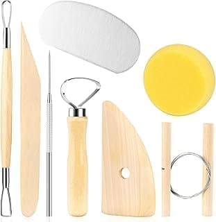 8 Pieces Pottery Tools, Clay Tools, Cay Sculpting Tool