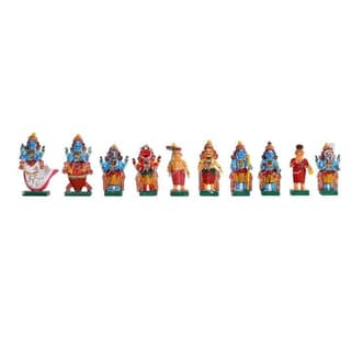 Dashavatara Wooden Set -- Figurines