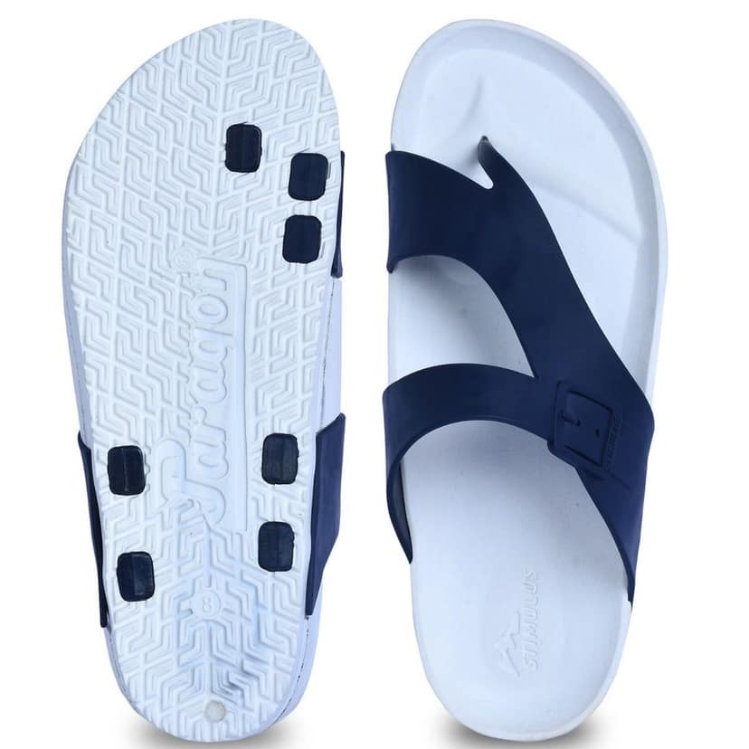 Men's Stylish floaters sandals designed for comfort - K3405G-WHT) view 5