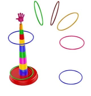 Colorful Ring Toss Game for Kids - Indoor/Outdoor Fun!
