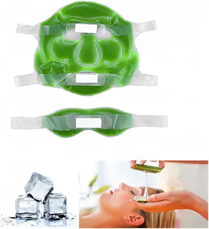 Elecsera Cool Magnetic Aloe Vera Gel Eye Care Face Mask view 3