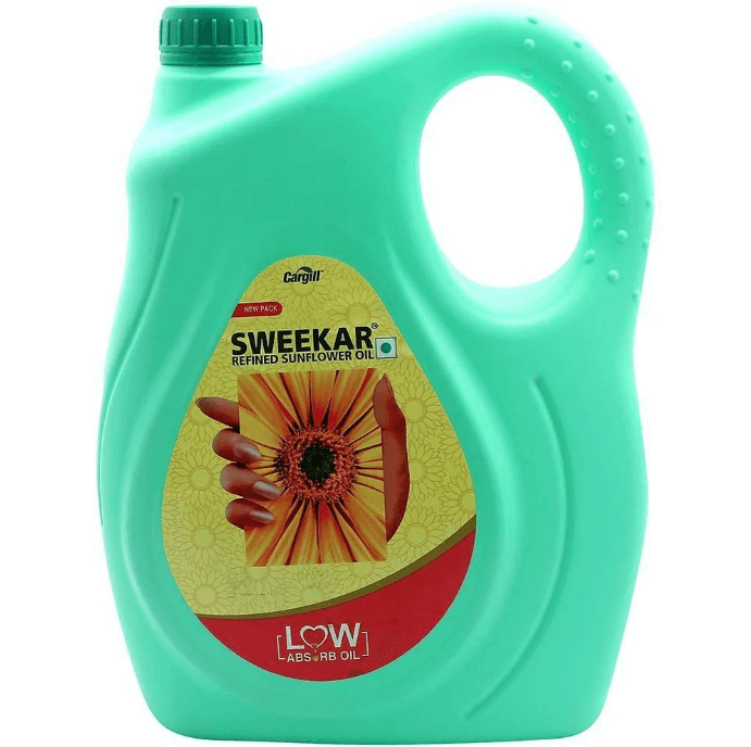 SWEEKAR REFINED SUNFLOWER OIL 5 L JAR