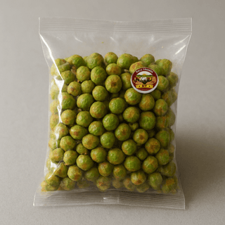 Rajji Traders's spicy green peas snack