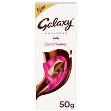 Galaxy Silky Smooth Milk Chocolate With Cookie Crumble, 50 G