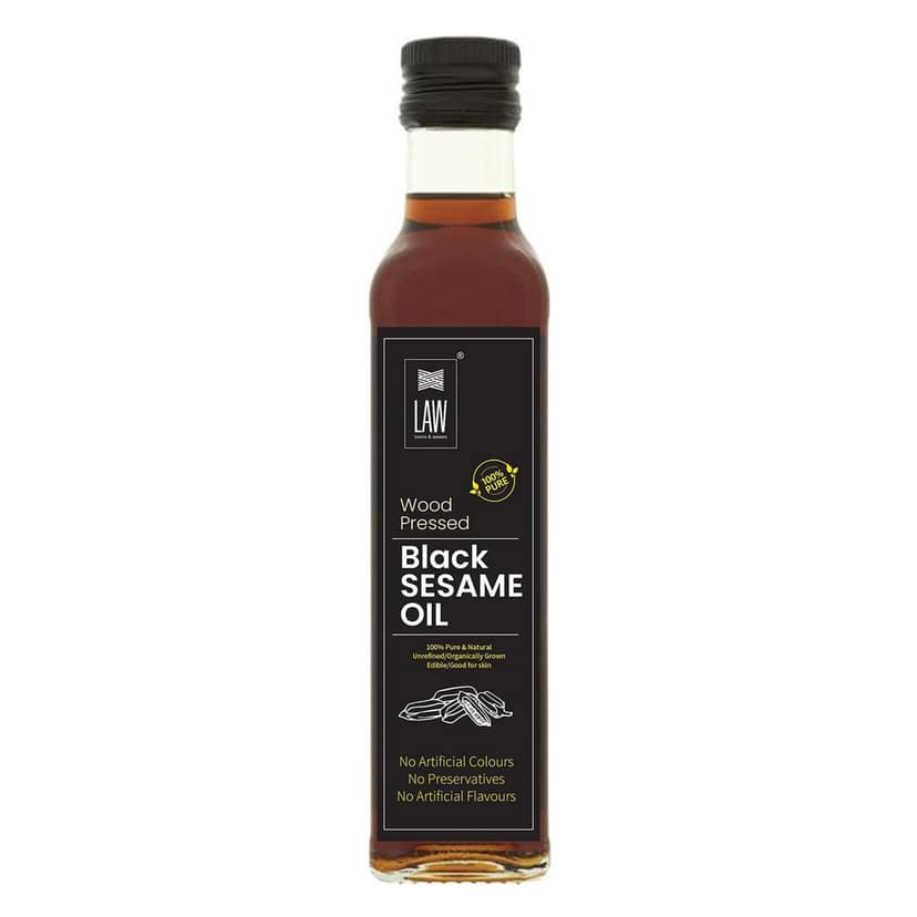 Wood Pressed Black Sesame Oil/Gingelly Oil in Glass Bottle (for skin) – 100 ml view 2