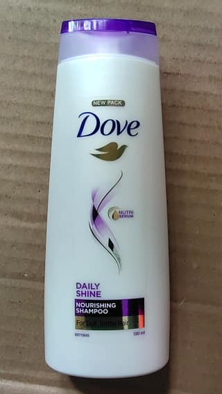Dove hair shampoo daily shine