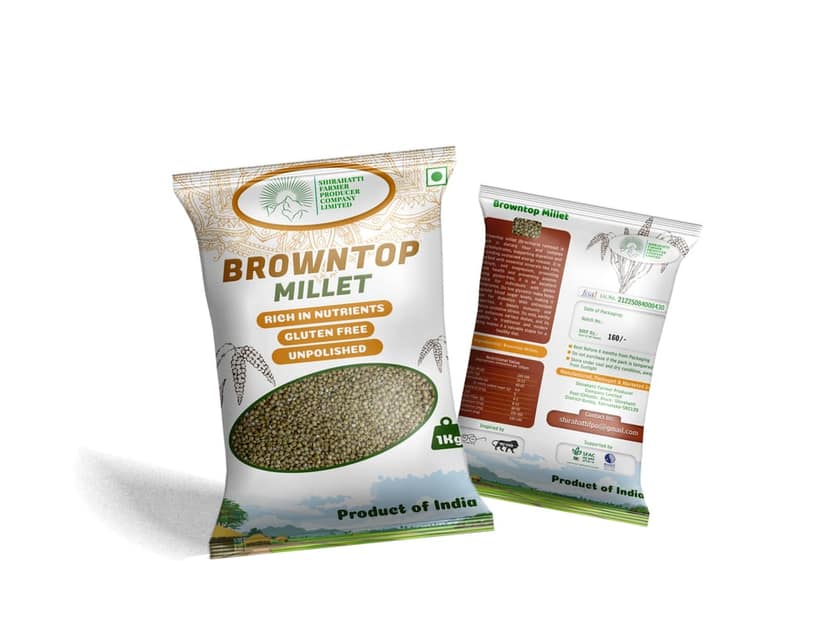 Shirahatti Browntop Millet - Nutrient-Rich, Gluten-Free Superfood view 3