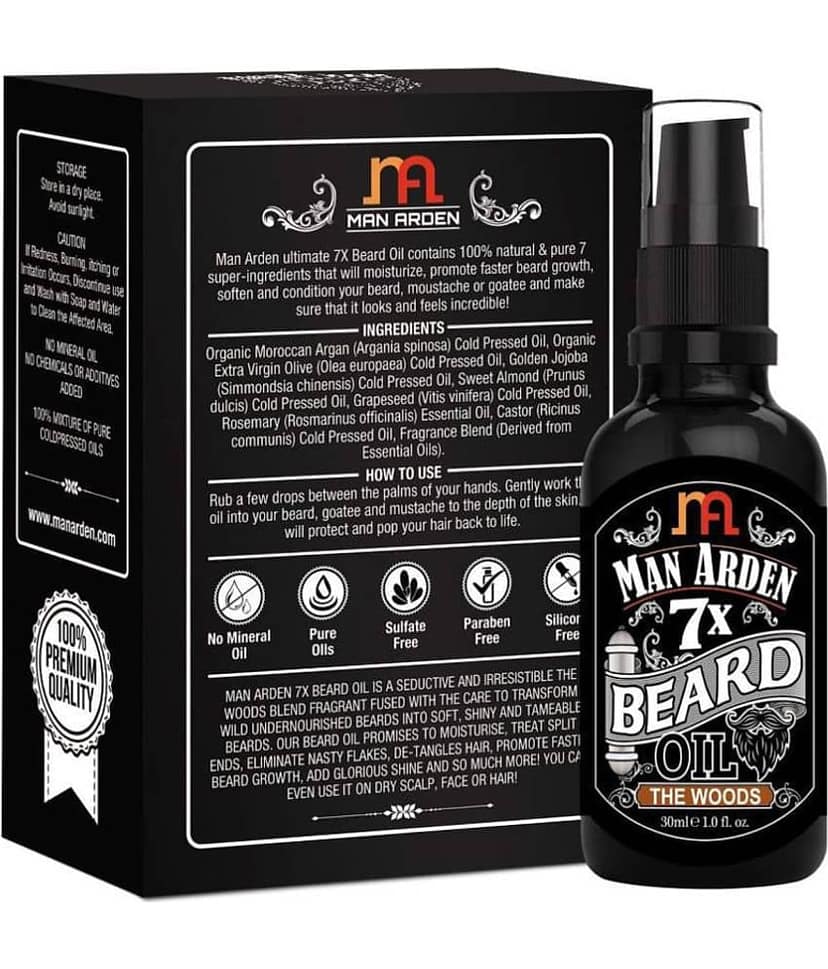 Man Arden - 30mL Growth Increasing Beard Oil (Pack of 1) view 2