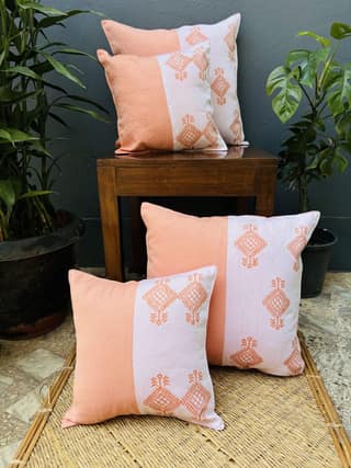 Hand Block Printed Cushion Cover Set- Combo Pack
