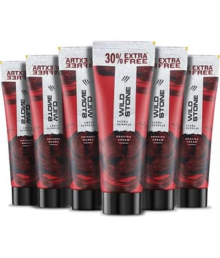 Wild Stone Ultra Shaving Cream 78 (pack of 6)