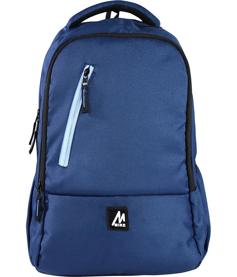 MIKE 25 Ltrs Black Polyester College Bag