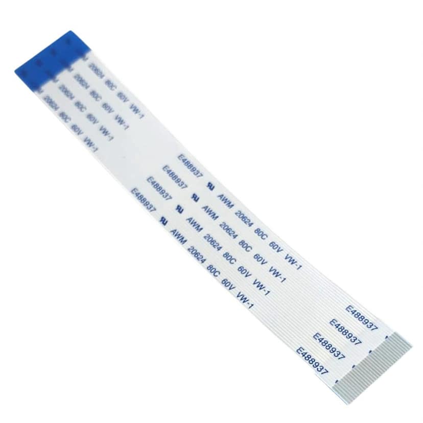 30 Pin 0.5mm Pitch 100 mm Reverse Side Connection FFC Ribbon Flexible Flat Cable
