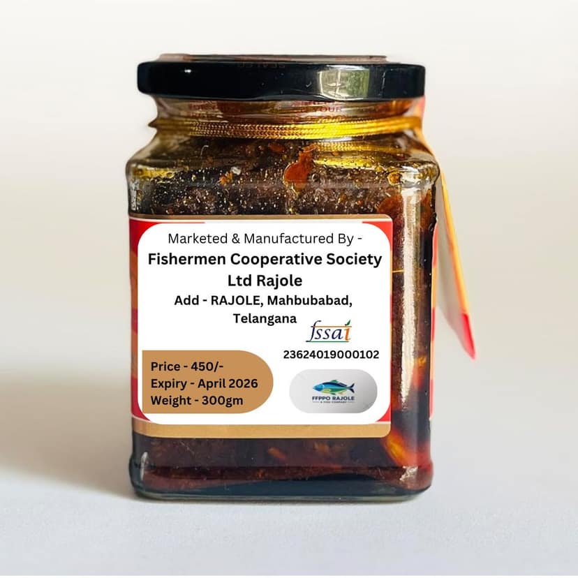 Rajole FPC Fish Pickle-3000gm view 3