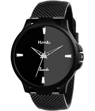 HMTr Black Rubber Analog Men's Watch