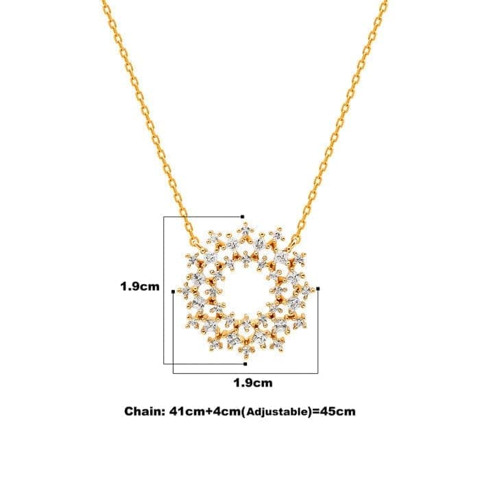 18k Gold Plated Silver Imperial Necklace view 4