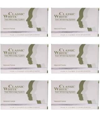 Classic White Skin Whitening Soap 85 g Pack of 6