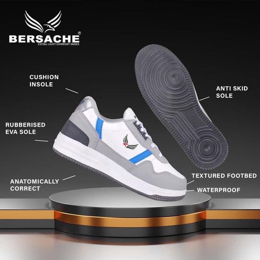 Bersache Sneaker, Loafers ,Casual With Extra Comfort Sneakers For Men's view 4