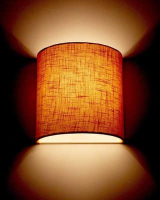 Light Angle Handmade Fabric Wall Lamps for Home Decoration (Yellow)
