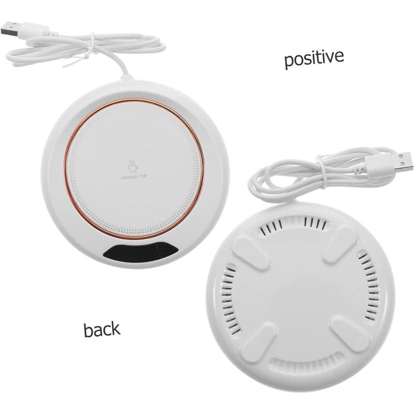 USB Warm Coaster Heated Coffee Mug Portable Office Desk Portable Cup, Heater Coffee Mug Warmer Electric Cup Warmer (1 Pc) view 4